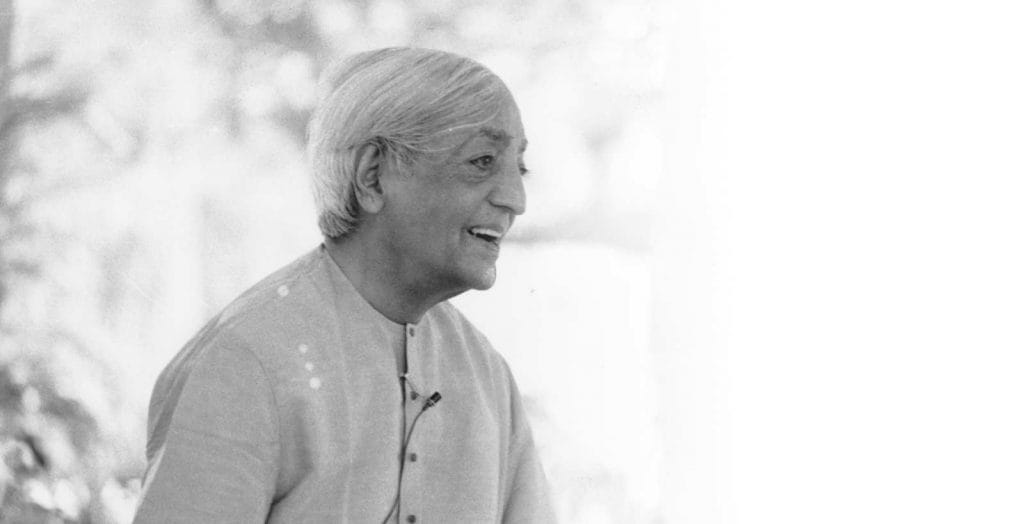 J krishnamurti