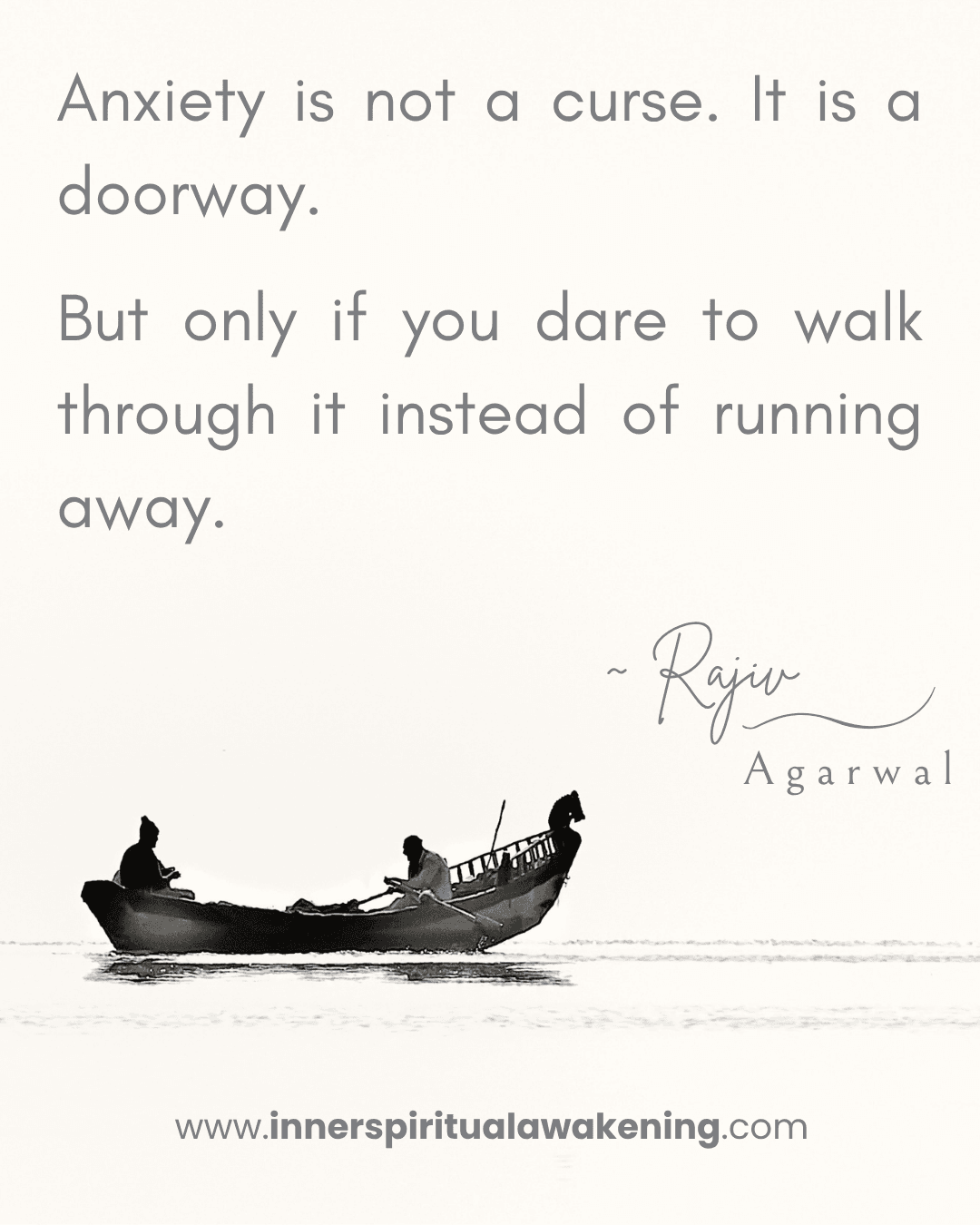 106 Anxiety is not a curse. It is a doorway. But only if you dare to walk through it instead of running away